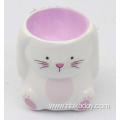 CARTOON WHITE RABBIT CANDLESTICK